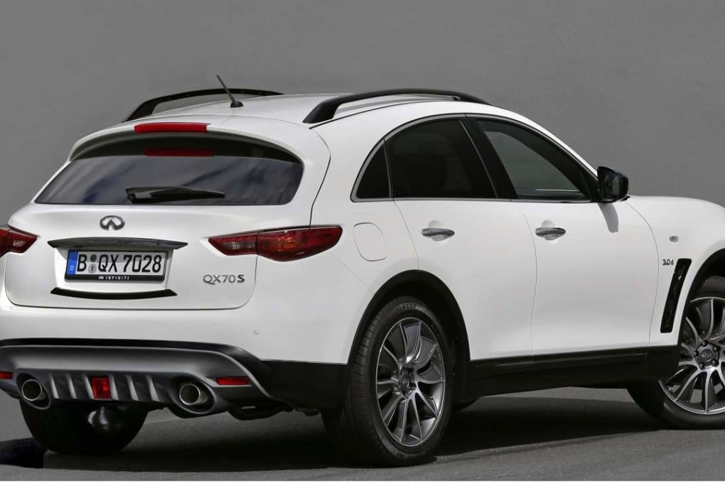 Infiniti QX70S 3.7 AWD. Photo: Handout