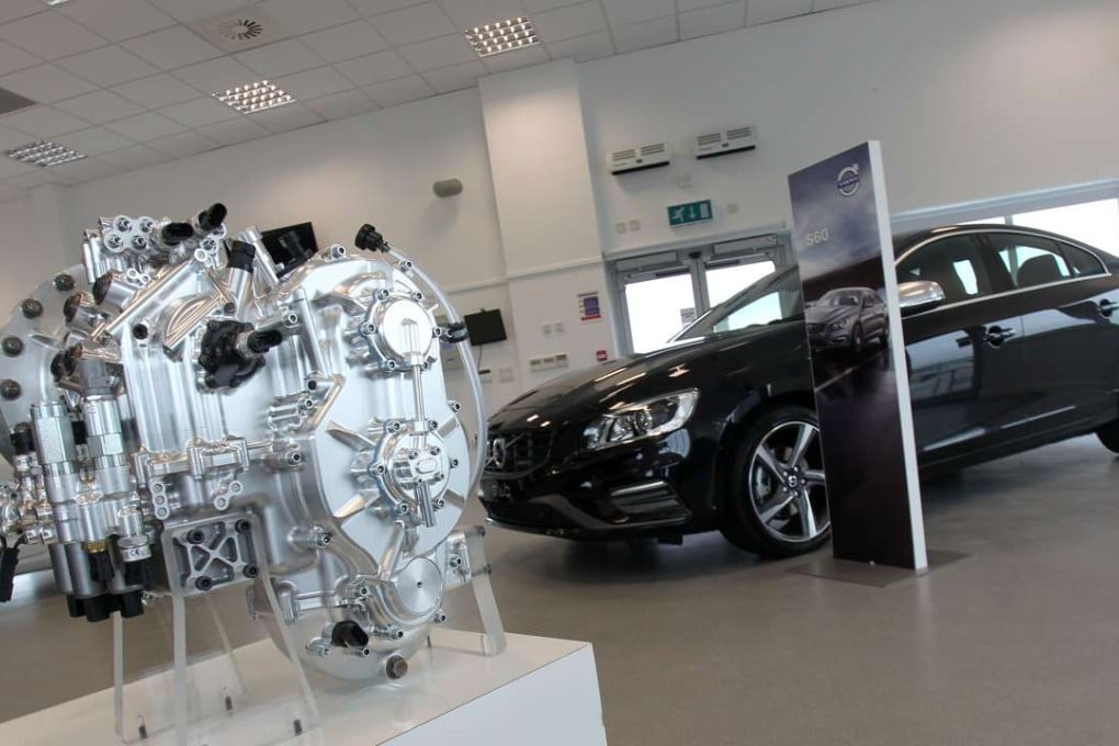 A Volvo S60 fitted with a Flybrid engine achieved fuel savings of up to 25 per cent. Photo: SCMP Handout