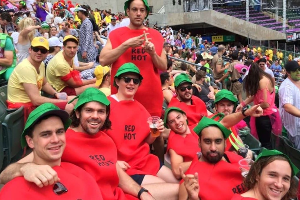 Michael Lorenti and his gang used their gambling winning s to get to the Hong Kong Sevens. Photos: Handout