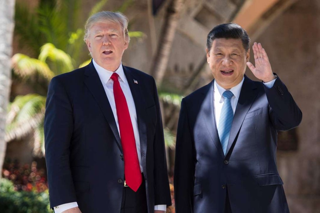 Donald Trump and Xi Jinping at the Mar-a-Lago estate, after a series of meetings in which the US president said “goodwill and friendship was formed”. Photo: AFP