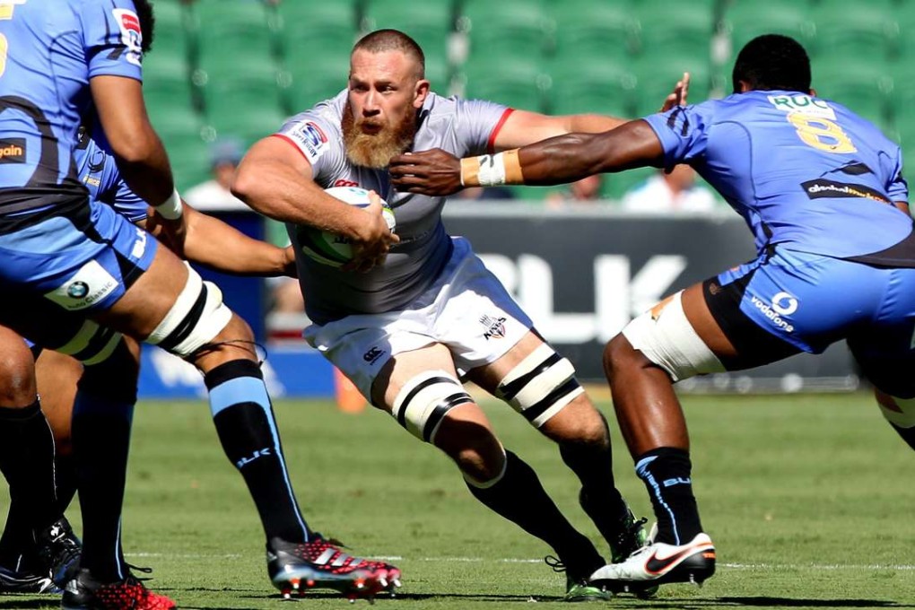 Irne Herbst of the Southern Kings (centre) in action against the Western Force. Photo: EPA