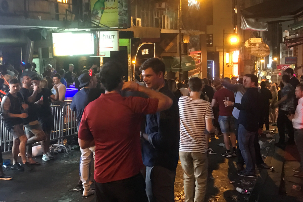 D’Aguilar Street in all its glory.