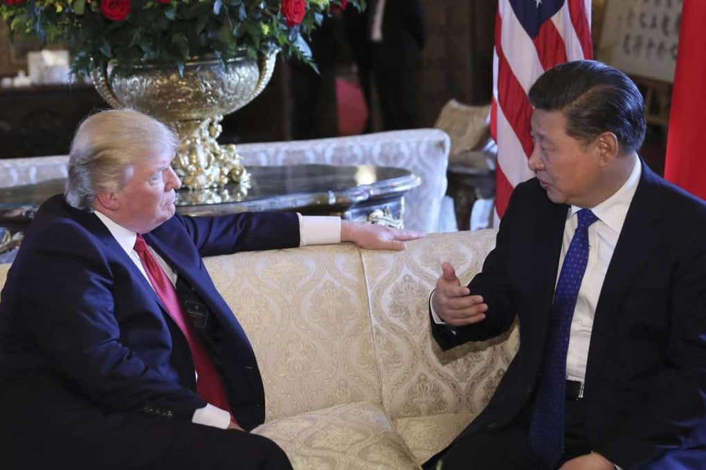 Donald Trump and Xi Jinping at the Mar-a-Lago estate, after a series of meetings in which the US president said “goodwill and friendship was formed”. Photo: Xinhua