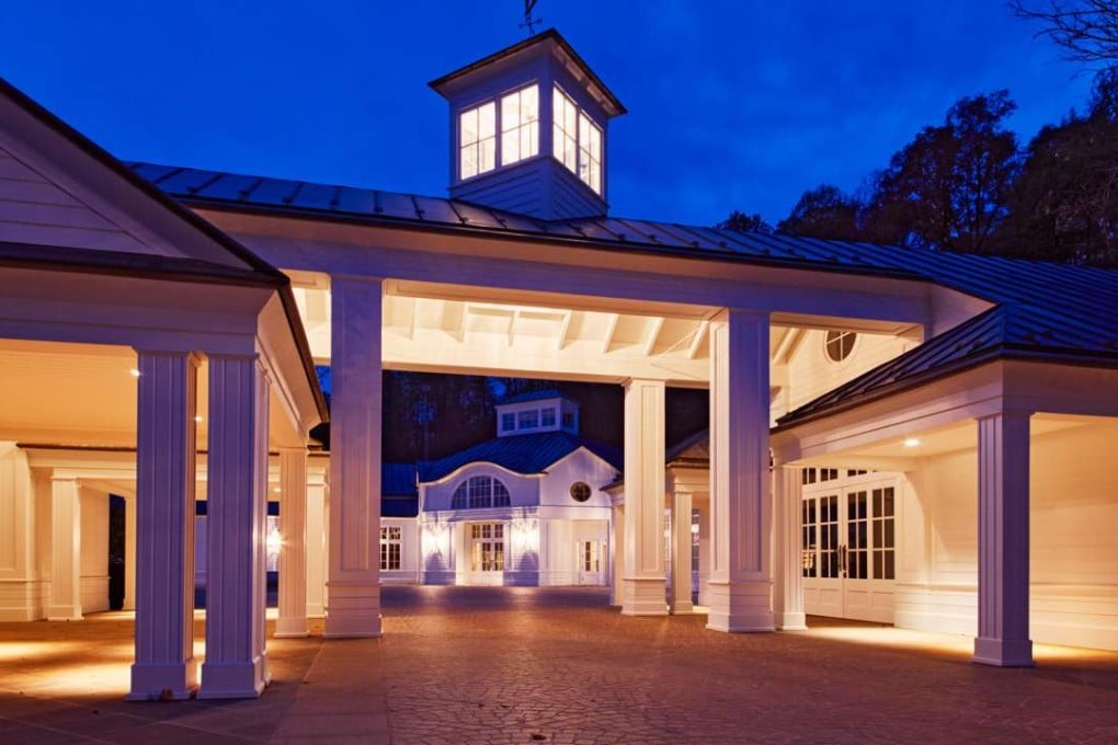 The carriage house of Trump Winery.