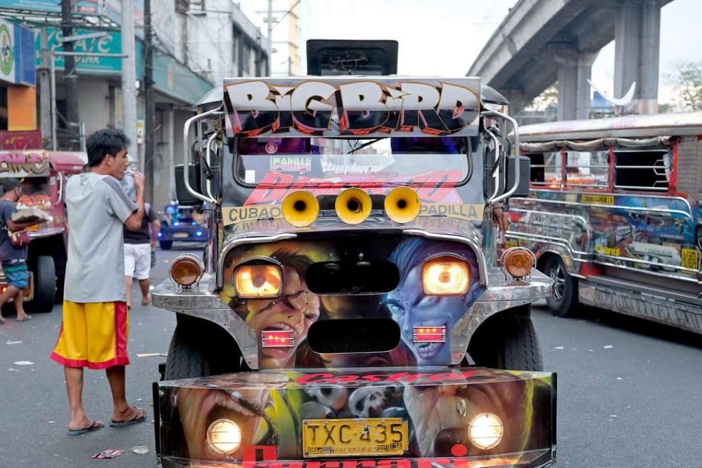 Smoke-belching jeepneys are now being targeted for the scrap heap as President Rodrigo Duterte tries to modernise the nation and clean up its air. Photo: Bloomberg