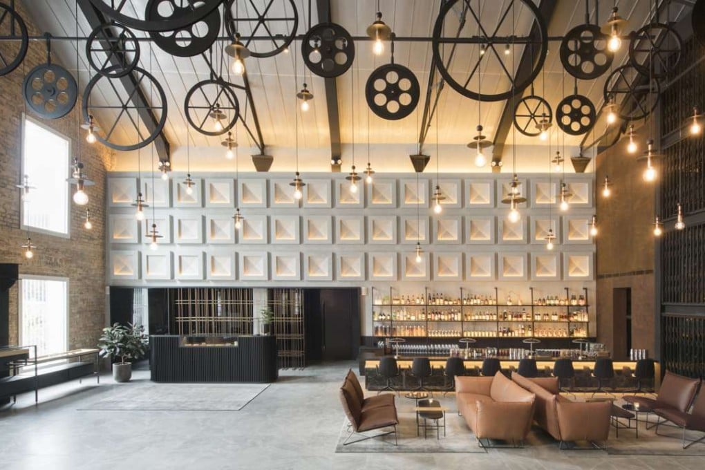 The lobby of The Warehouse Hotel in Singapore.