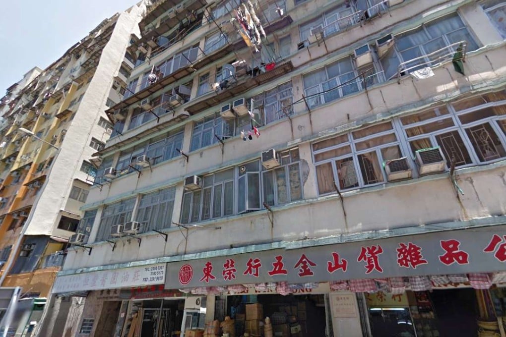 The man died at Fu On Mansion, Sham Shui Po. Photo: Handout