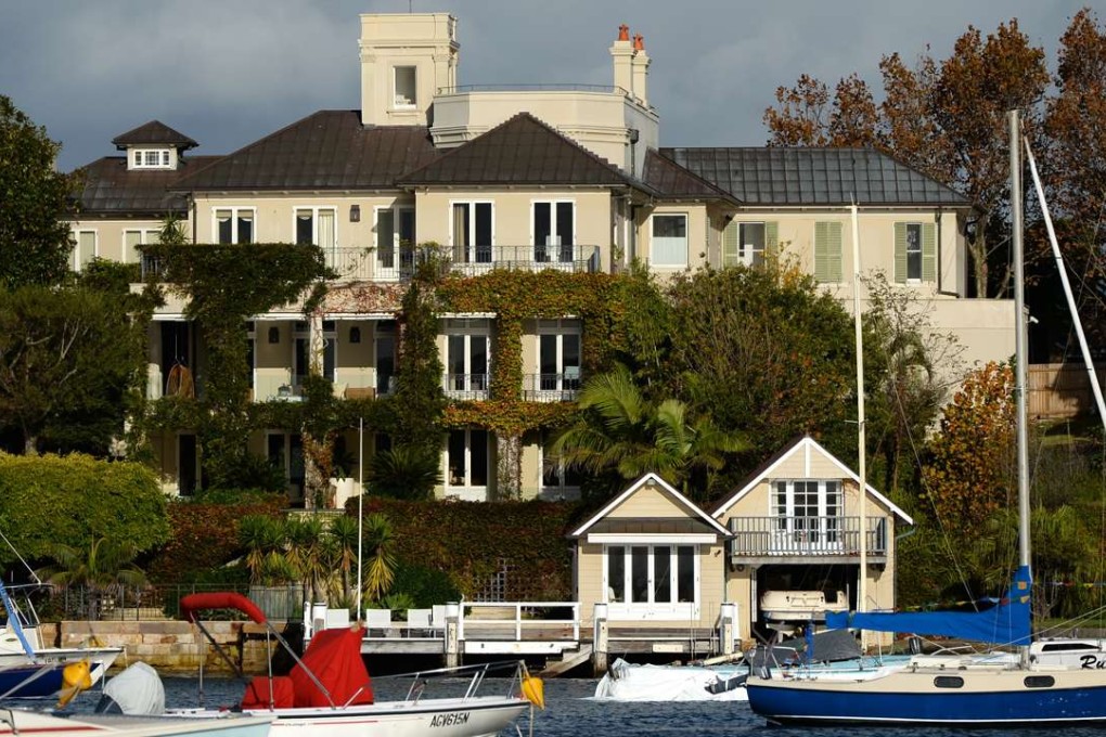 The eight-bedroom, seven-bathroom house Altona on Sydney’s harbourfront was sold to a Chinese businessman for US$54.3 million in 2013, setting a new property record for the city. Picture: AFP