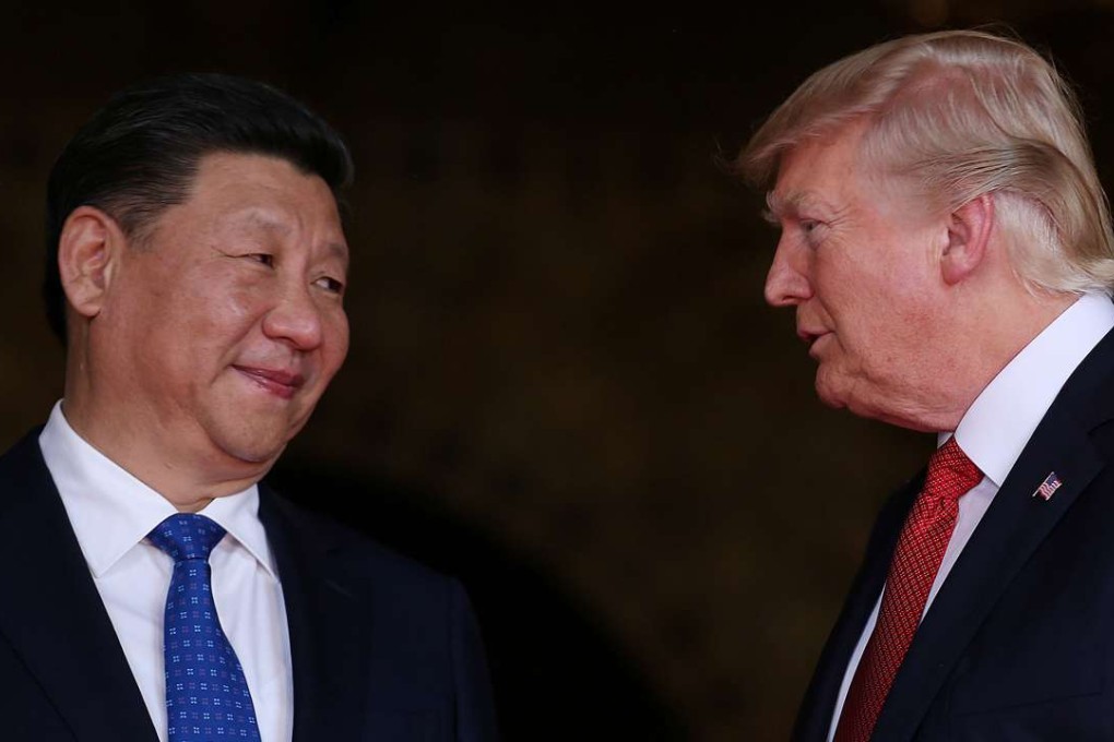 US President Donald Trump and Chinese President Xi Jinping at their summit in Mar-a-Lago state in Palm Beach, Florida, last week as the US leader declared that China is not a currency manipulator while warning against a strong US dollar. Photo: Reuters