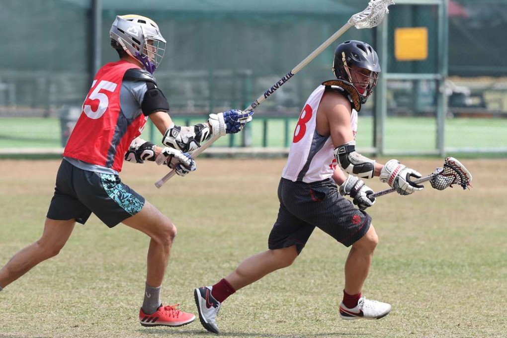 Hong Kong’s men’s lacrosse team training at Club De Recreio. Photos: Edward Wong