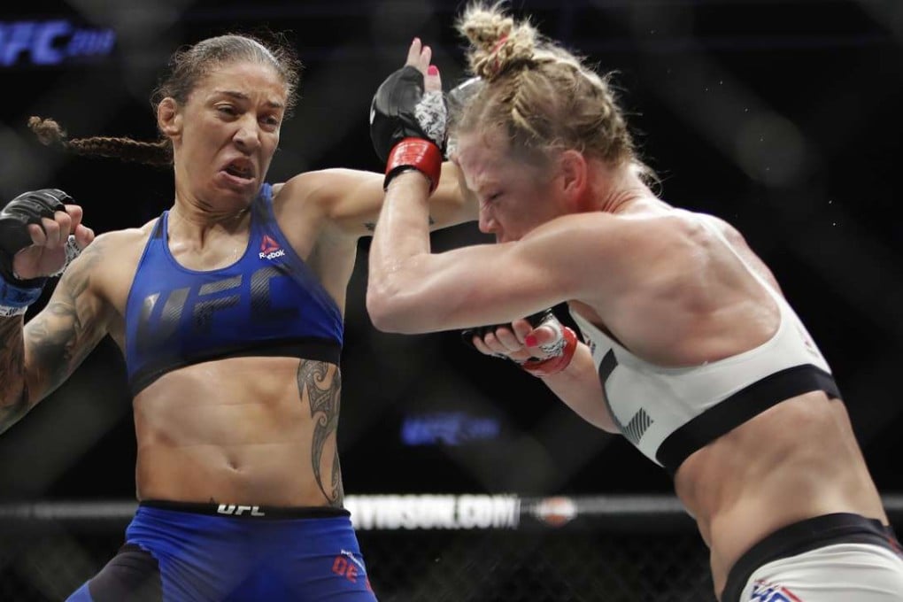 Holly Holm, beaten by Germaine de Randamie last time out in February, will headline the UFC Fight Night Singapore in June. Photo: AP