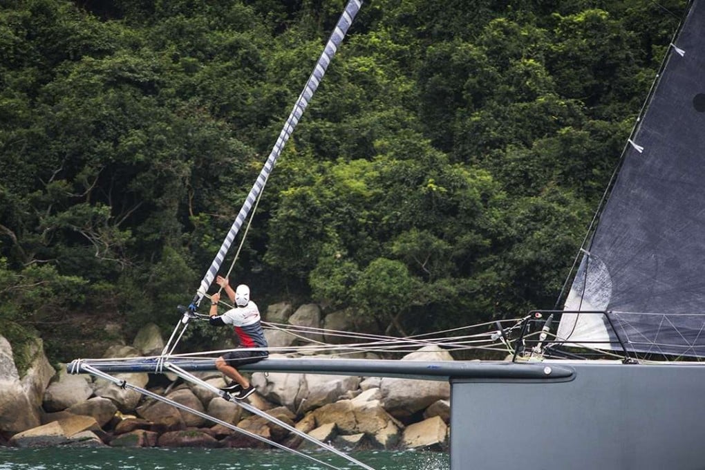 Scallywag during the 2017 San Fernando Race. Photo: RHKYC / Naomi Rebecca