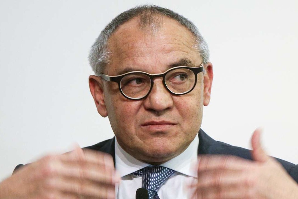 Shandong Luneng coach Felix Magath. Photo: AFP