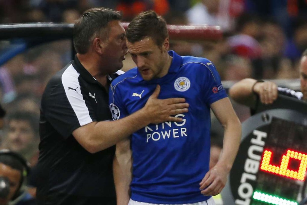 Leicester City manager Craig Shakespeare (left) and Jamie Vardy. Photo: Reuters
