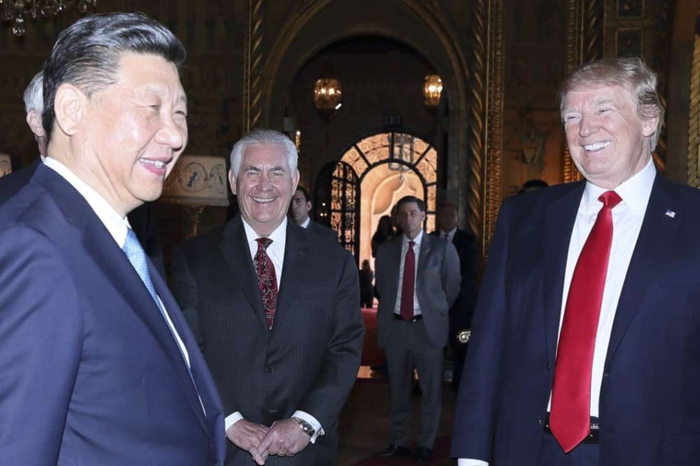 Chinese President Xi Jinping and his US counterpart President Donald Trump hold the second round of talks in the Mar-a-Lago resort in Florida. Photo: Xinhua