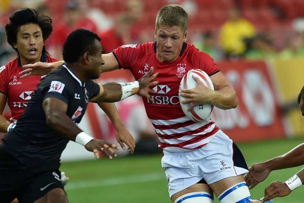 Hong Kong’s Lee Jones in action at the Singapore Sevens. Photos: Singaporemaven