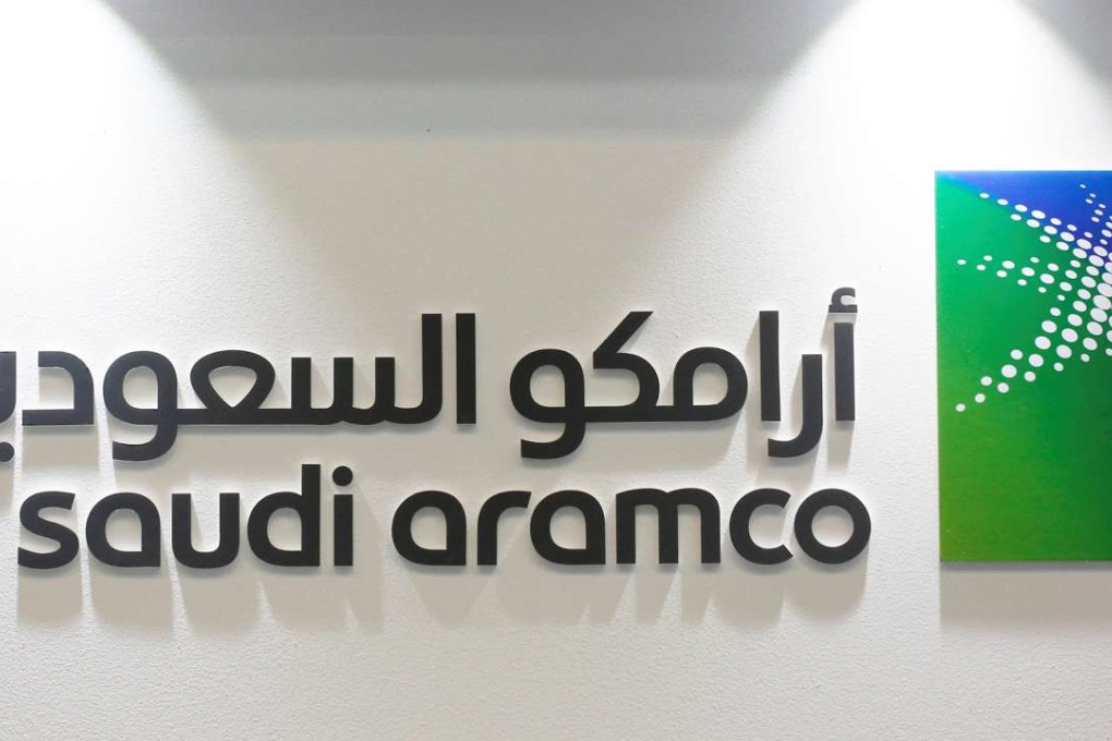 The logo of Saudi Aramco is seen at the 20th Middle East Oil & Gas Show and Conference (MOES 2017) in Manama, Bahrain. The CEO of the firm believes the global oil market is nearly in balande. Photo: Reuters