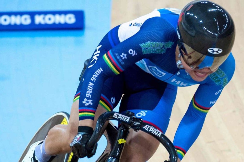 Sarah Lee Wai-sze competes during the women’s 500m time trial qualifying heats. Photo: AFP