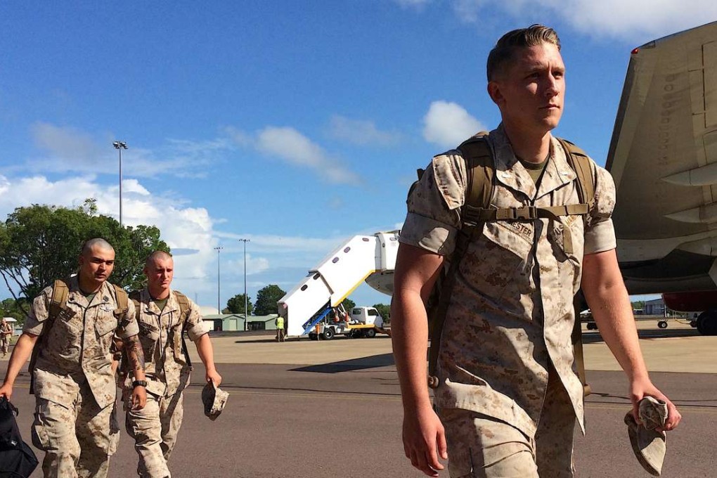 US Marines disembark in Darwin. Photo: Reuters