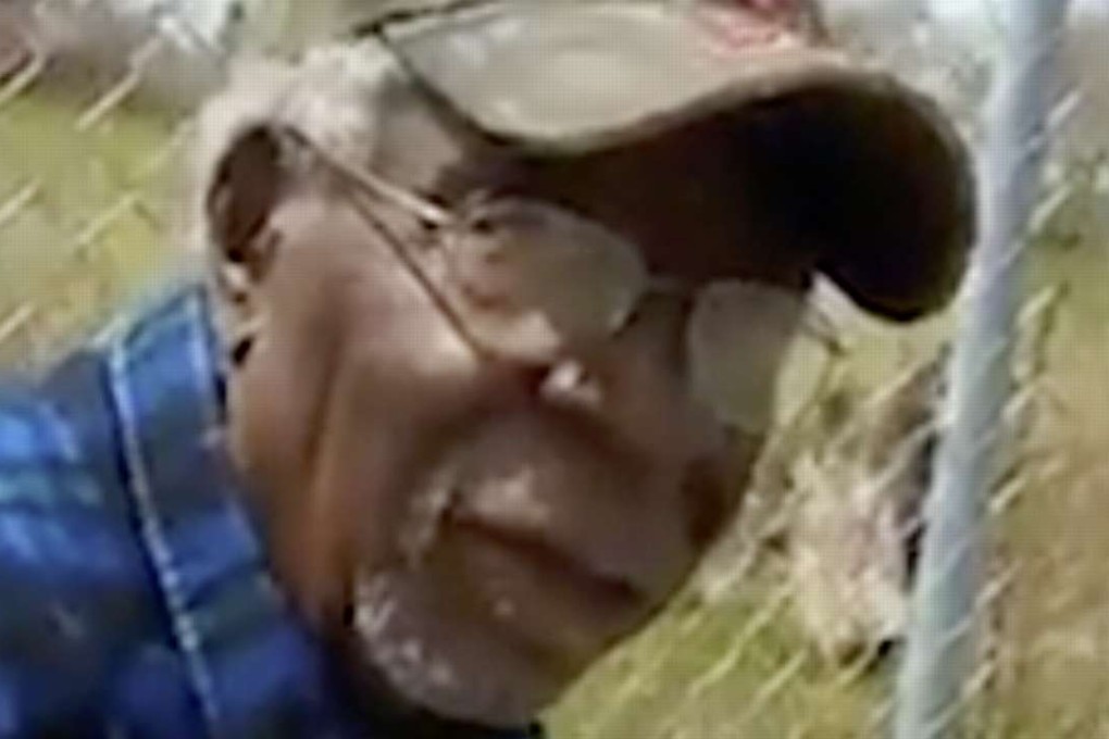 This scene from a video posted on Facebook on Sunday shows Robert Godwin Sr, 74, in Cleveland moments before being fatally shot. Photo: AP