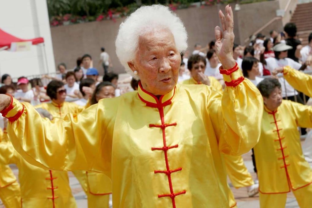 Tai chi classes are among a growing number of options catering to Hong Kong’s elderly. Photo: Nora Tam