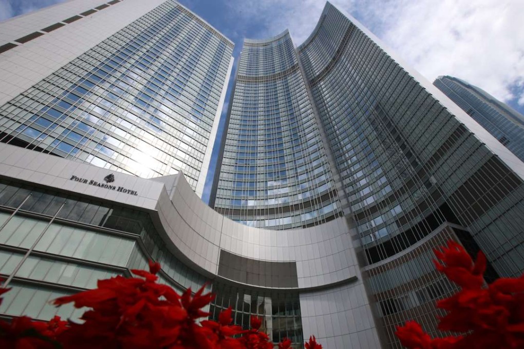 The Four Seasons Hotel in Central in Hong Kong. Photo: David Wong