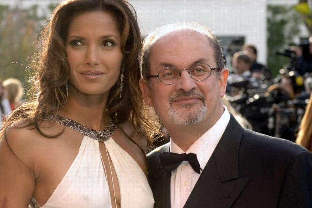 Author Salman Rushdie and his then wife, model and TV host Padma Lakshmi in 2006. Photo: Reuters
