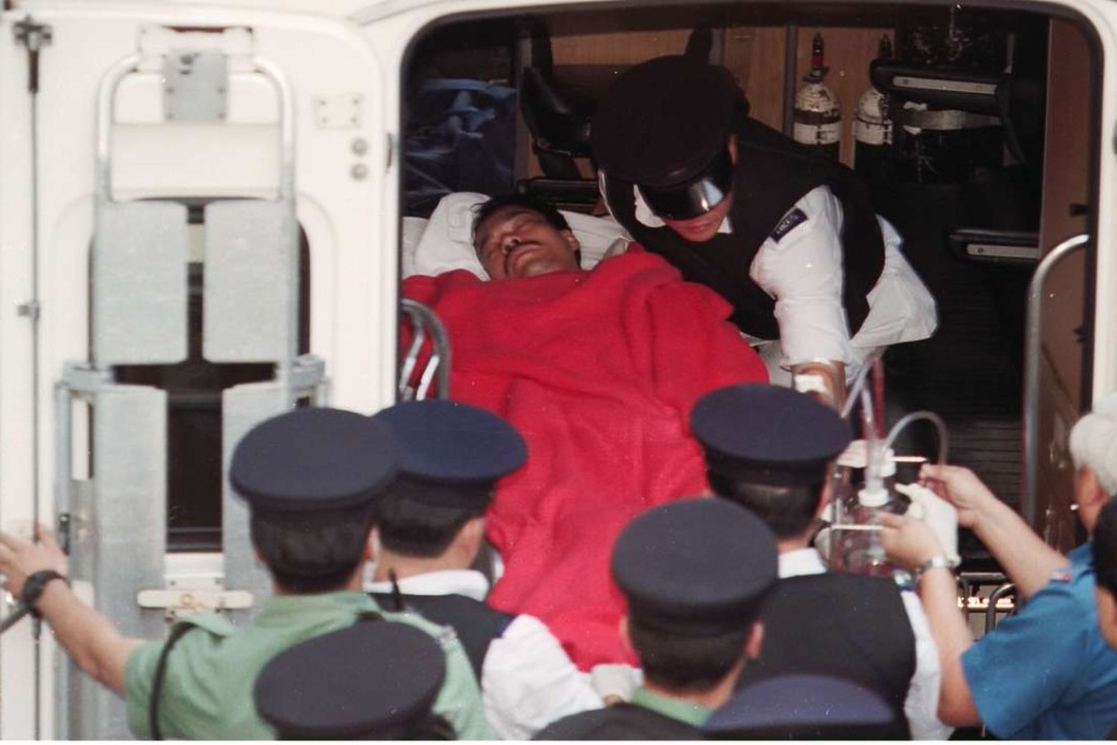 Yip Kai-foon is transferred from Queen Mary Hospital to Stanley Prison, where he was serving a 36-year sentence. Photo: SCMP picture