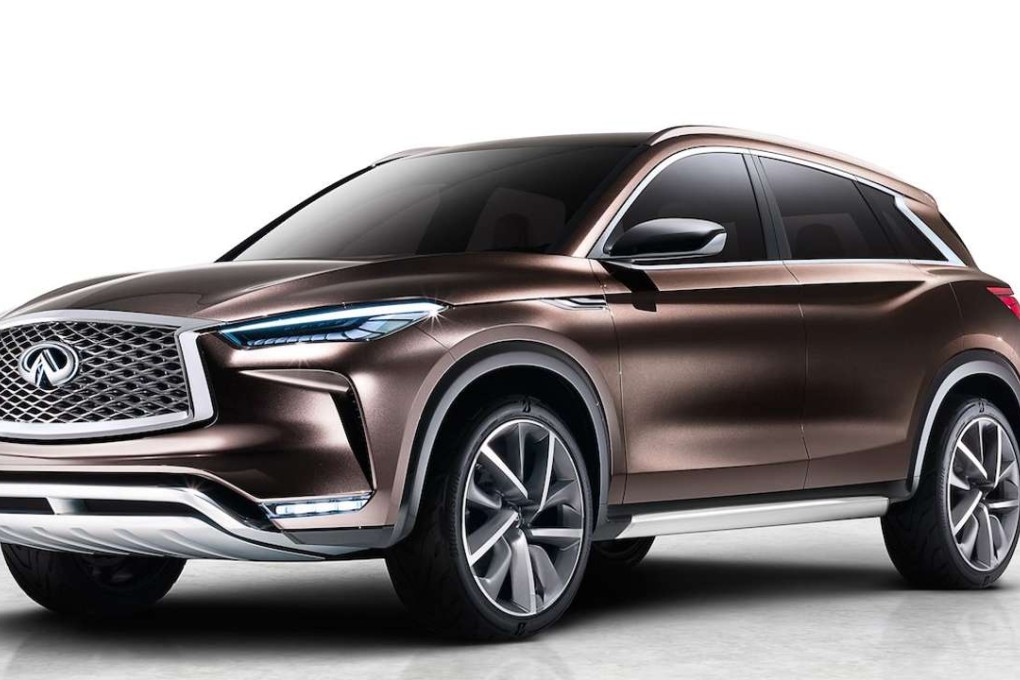 Infiniti’s QX50 mid-size SUV, which is making its debut at the Shanghai Auto Show. Photo: SCMP Handout