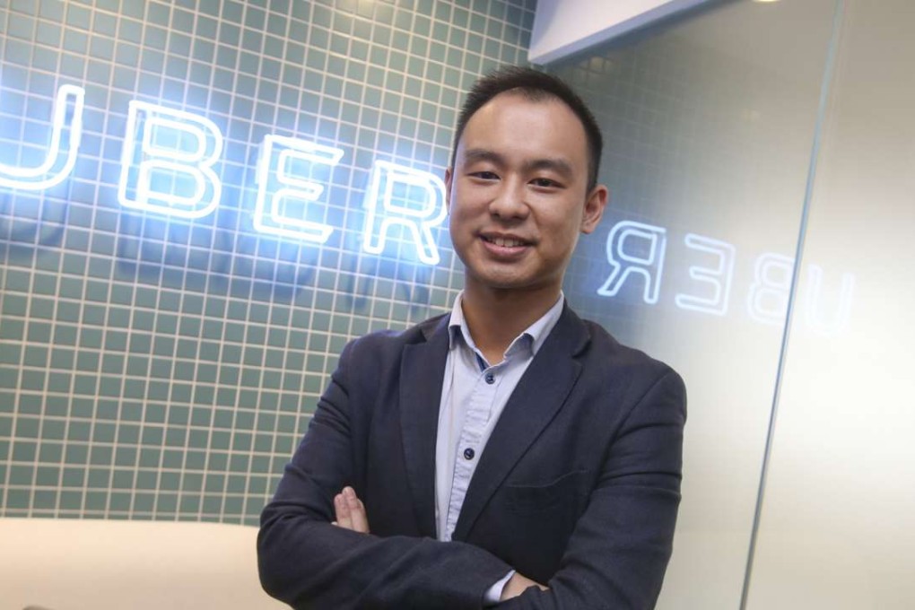 Uber Hong Kong general manager Kenneth She Chun-chi is pushing for new modes of transport in the city. Photo: David Wong
