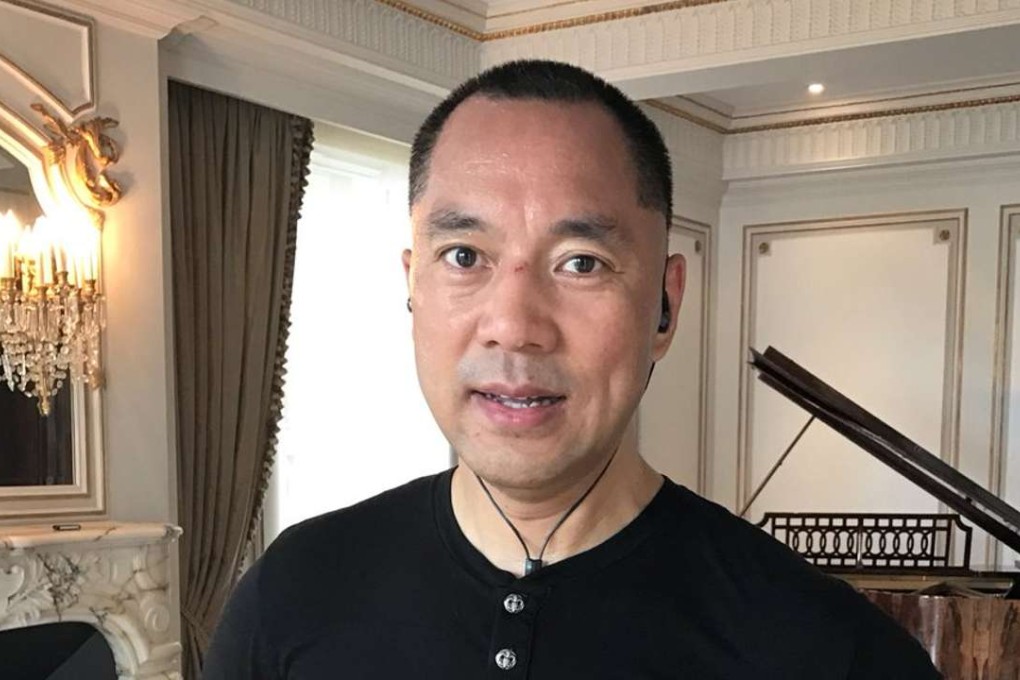 Exiled businessman Guo Wengui. Photo: Handout