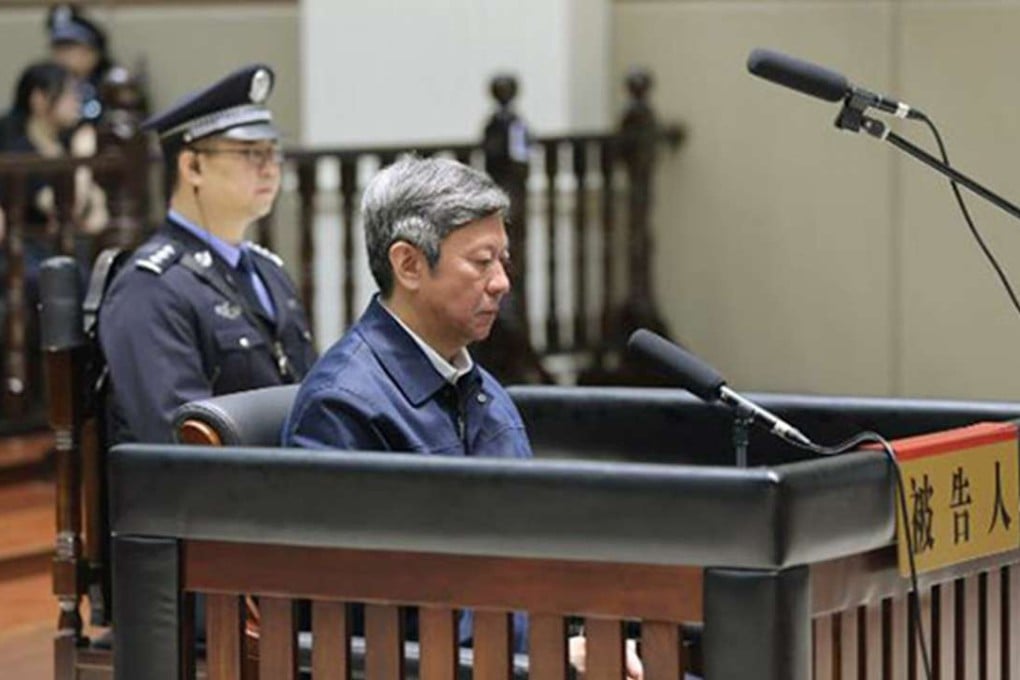 Zhang Yue on trial in the Changzhou Intermediate People’s Court. Photo: Handout