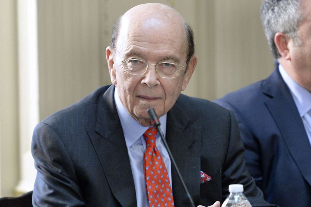 US Commerce Secretary Wilbur Ross listens during a strategic and policy discussion in Washington. He said a probe ordered by US President Donald Trump could lead to restrictions on Chinese steel imports. Photo: Bloomberg