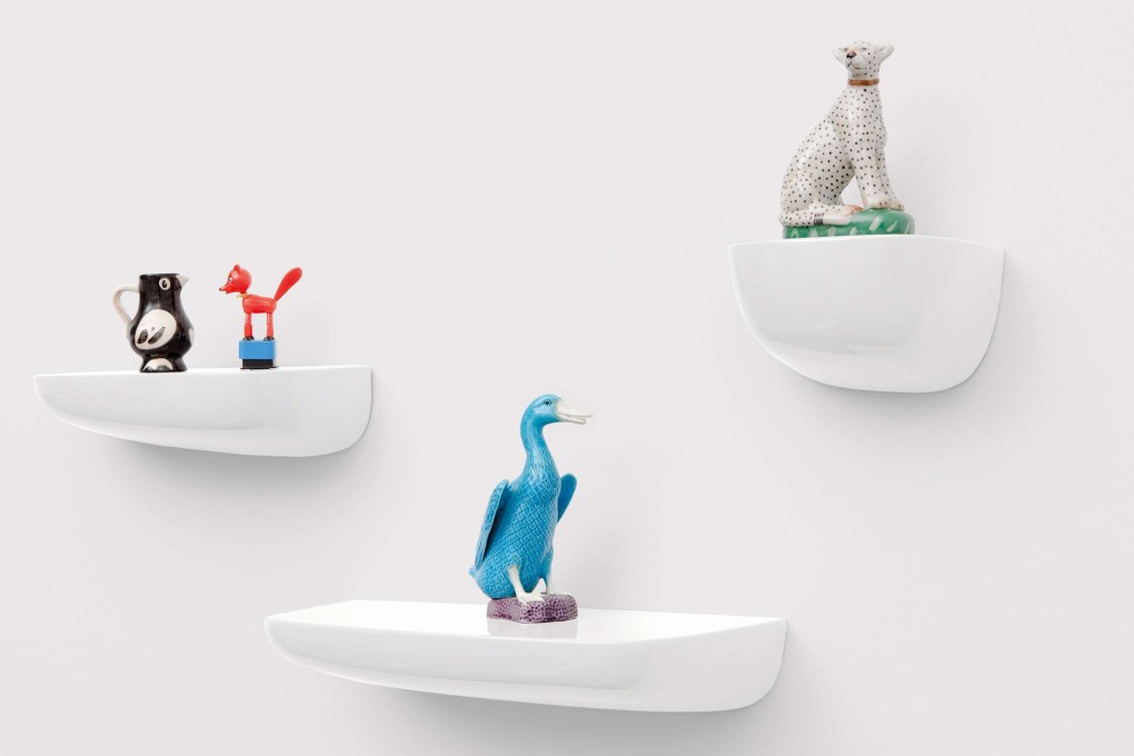 These beautiful wall-mounted racks can be used to store anything from books and pots to picture frames