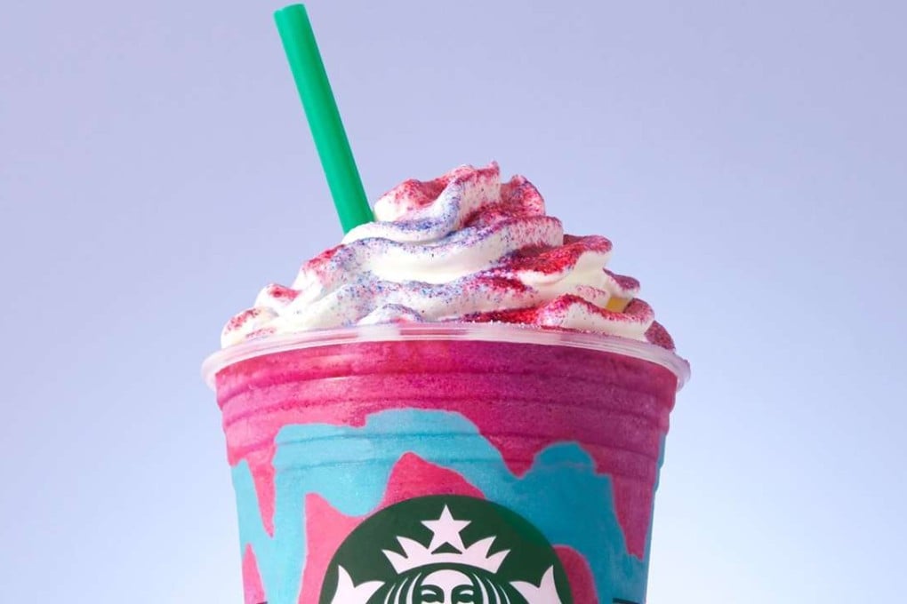 A Starbucks Unicorn Frappuccino drink sits on display. Starbucks' entry into the unicorn food craze was released Wednesday and its popularity was too much for Colorado barista Braden Burson. He posted a video on Twitter complaining that the drink was difficult to make and he's "never been so stressed out" in his life. Photo: Starbucks