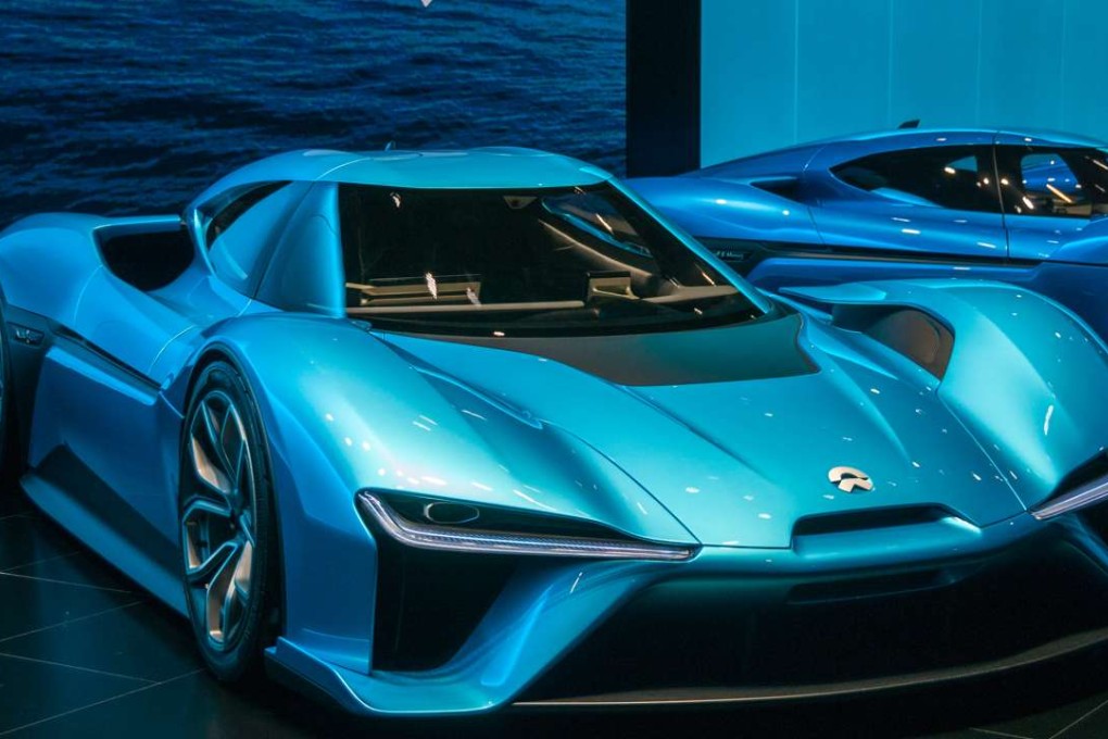 NextEV shows off its Nio EP9 self-driving concept electric vehicle at Auto Shanghai 2017. Photo: Mark Andrews