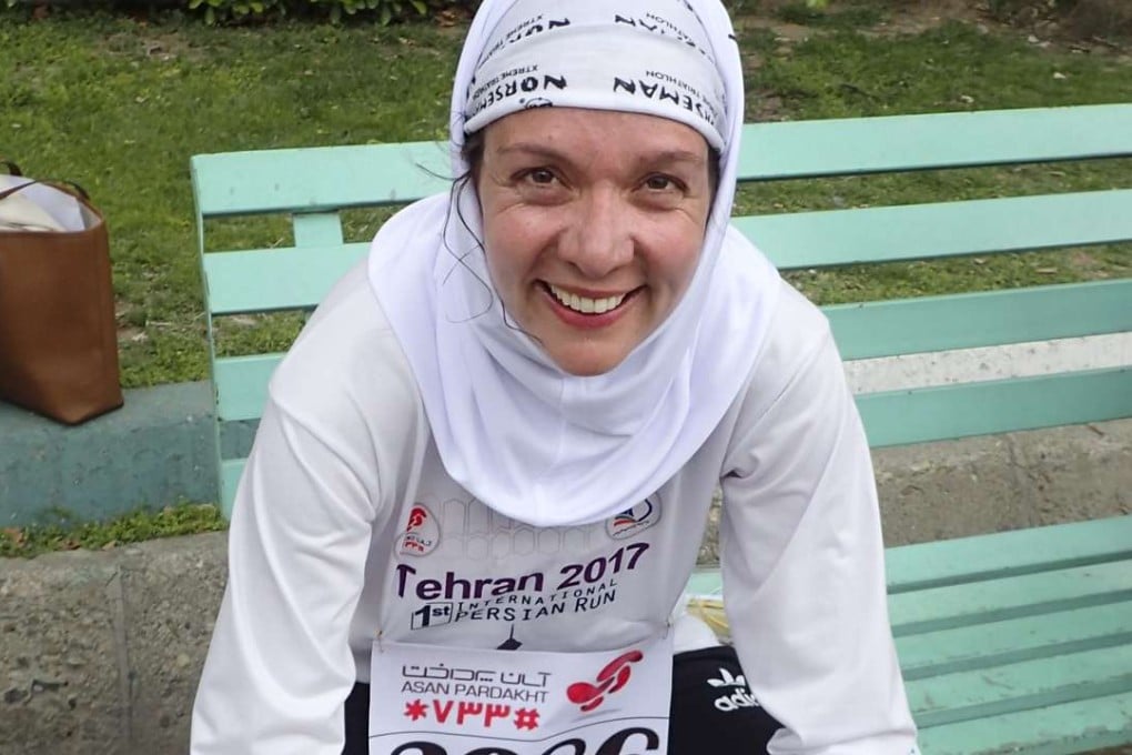 Trilby White went to Tehran to run a marathon, but was told that women were only allowed to participate in the 10km race.