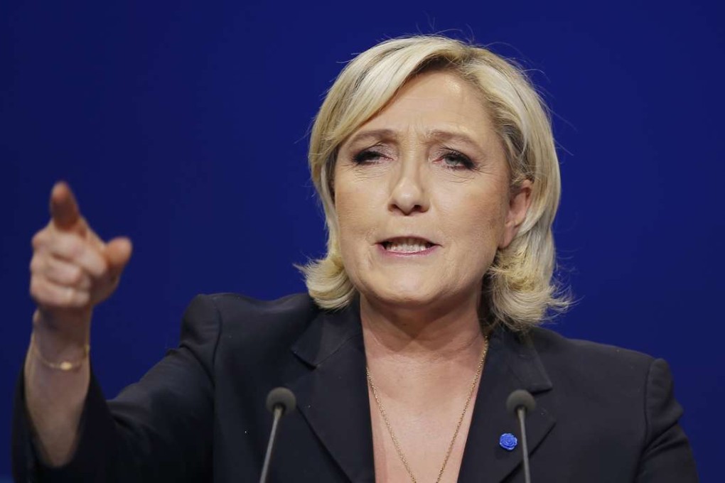 Far-right leader and candidate for the 2017 French presidential election Marine Le Pen. Photo: AP
