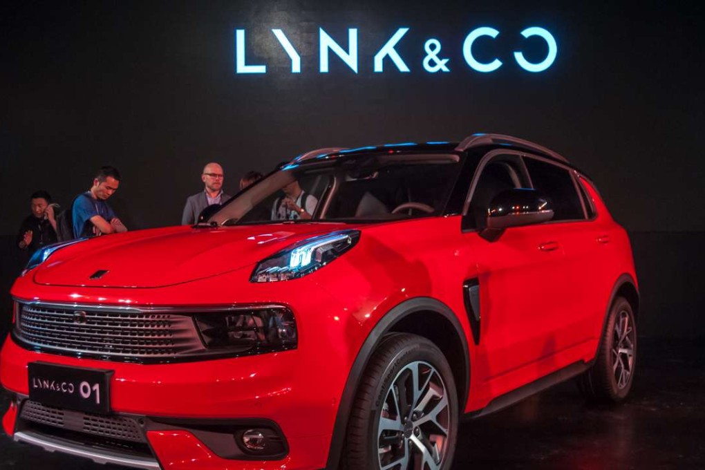 Lynk & Co 01 production car at the China brand launch in Shanghai. Photo: Simon Song
