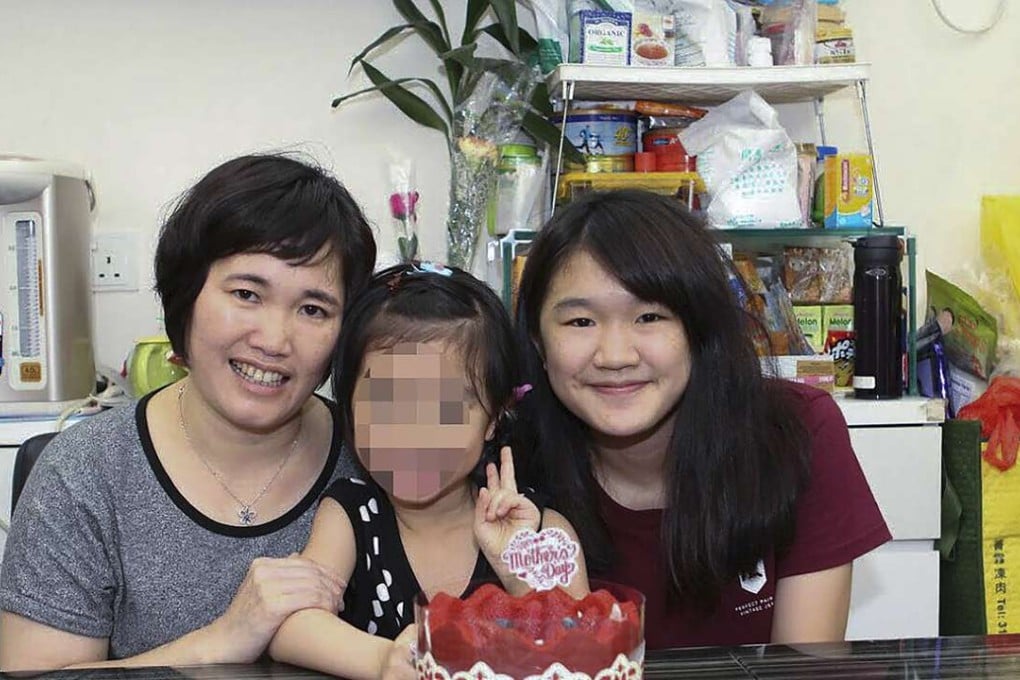 Tang Kwai-sze (left) and her daughter Michelle (right). Photo: Handout