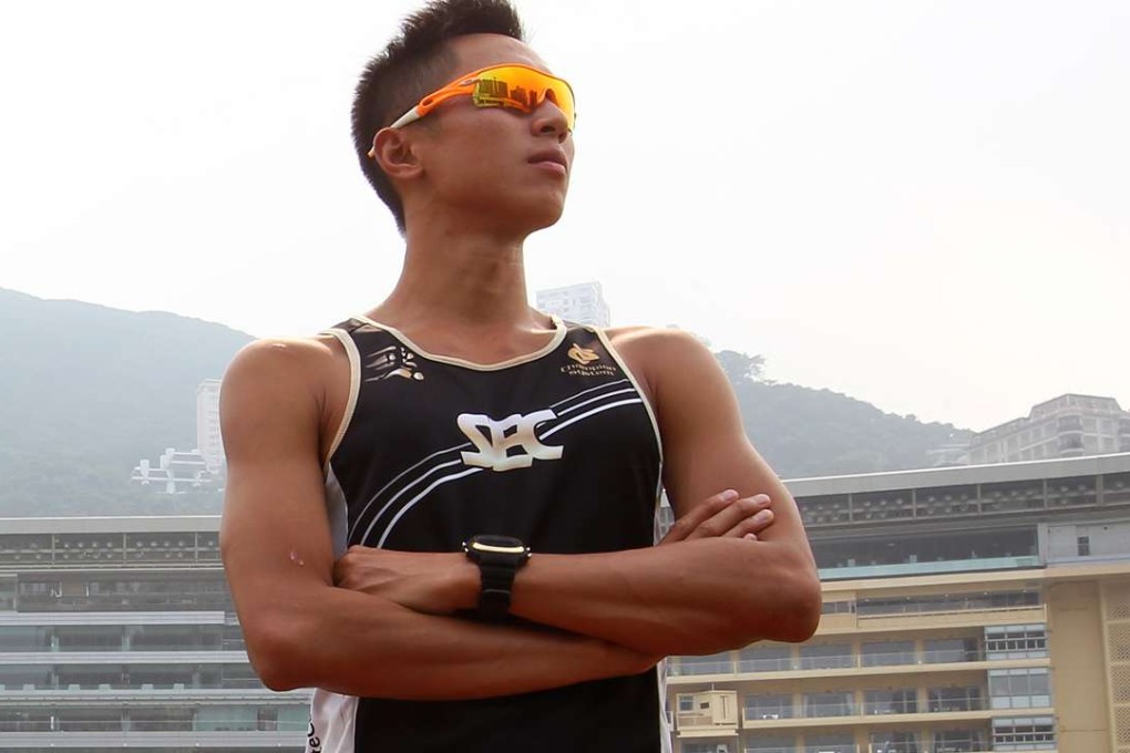 Ivan Lo Ching-hin in triathlon training in 2013. Photo: SCMP