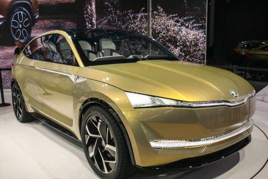 Skoda's Vision E electric autonomous SUV concept, was one of many electric and smart cars on display at the Auto Shanghai 2017 motor show. Photo: Mark Andrews