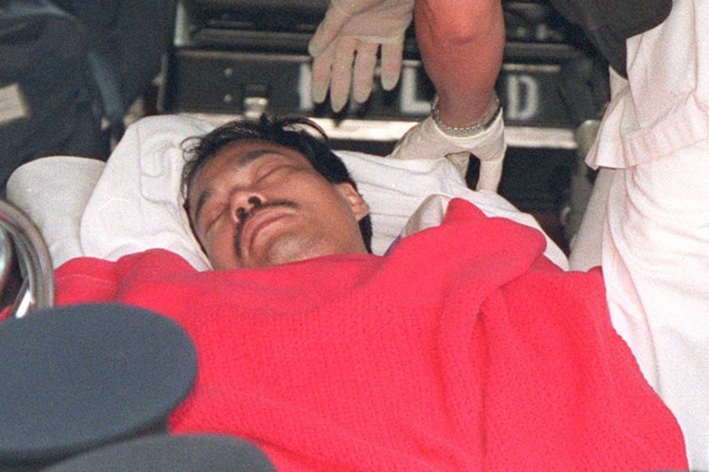 Prisoner Yip Kai-foon is loaded onto an ambulance for a trip to Stanley Prison on May 15, 1996. Photo: David Wong