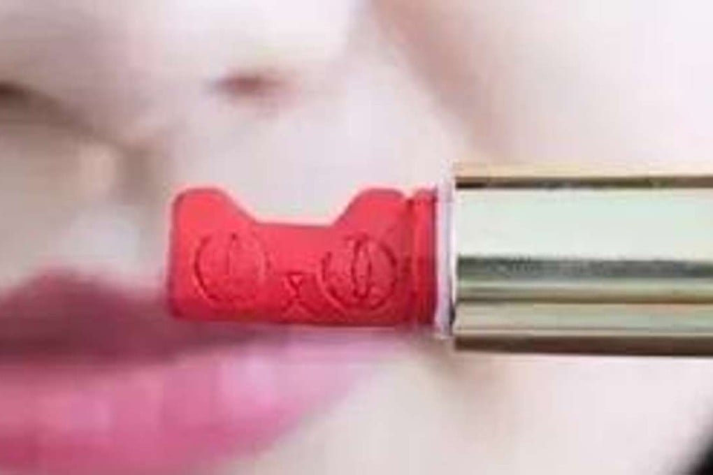 Masterpiece or cat-astrophe? One of Wang’s cat lipsticks. Photo: Handout