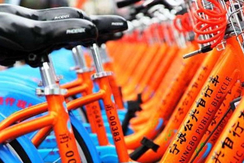 Bicycle hiring services have become popular in mainland cities in recent years. Photo: Handout