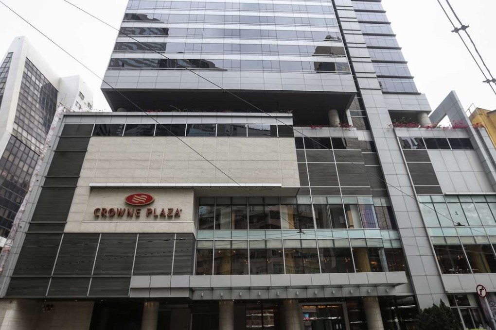 The Crowne Plaza hotel has been open eight years at its premises in Causeway Bay. Photo: K. Y. Cheng