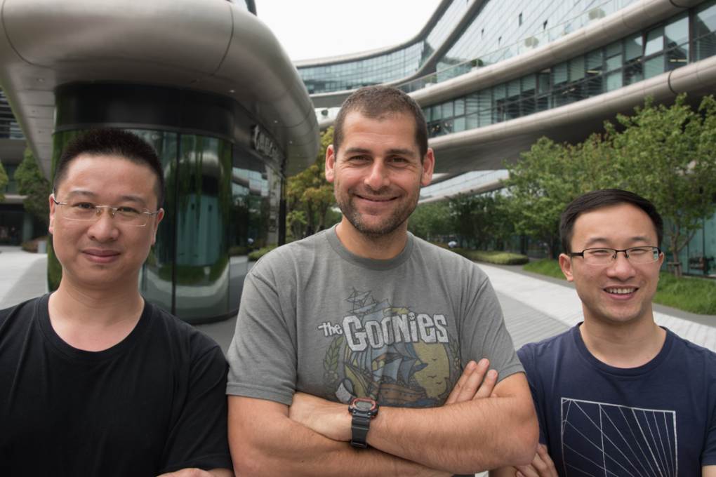 LeapLearners' founders: (L-R) Leo Zhao, CTO, Ami Dror, CEO LeapLearner, and Aaron Tian, CEO LeapLearner China. Photo: LeapLearner