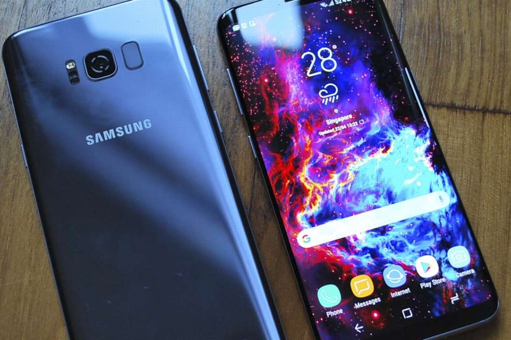 The Samsung Galaxy S8+ (left) with the S8. The S8+ has a 6.2-inch display, and the smaller phone has a 5.8-inch display. Photos: Ben Sin
