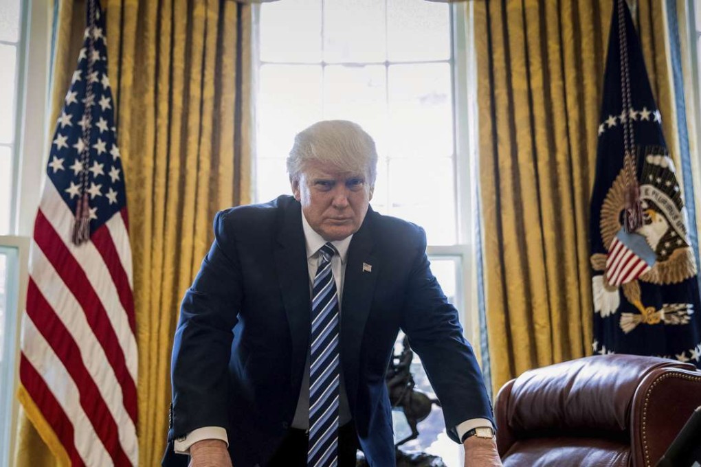 US President Donald Trump and Japanese Prime Minister Shinzo Abe agreed in telephone talks Monday morning to keep urging North Korea, which continues to pursue nuclear weapon and ballistic missile development, to exercise self-restraint. Photo: AP