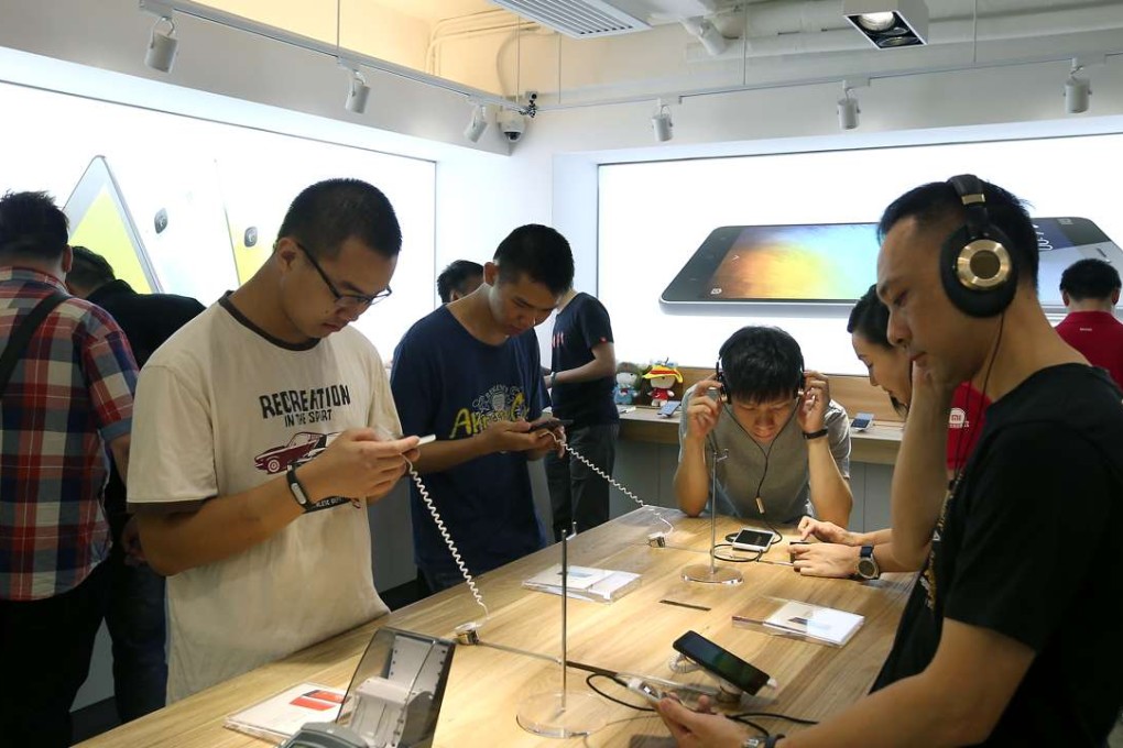 Xiaomi's Mi Home store in Mongkok, Hong Kong. Photo: K. Y. Cheng